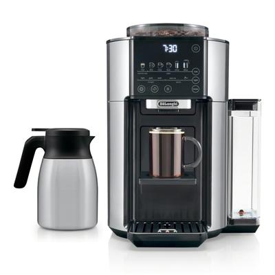 De'Longhi TrueBrew Automatic Coffee Maker with Bean Extract Technology + Thermal Carafe - Stainless