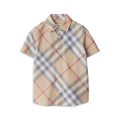 Burberry Boys' Owen Shirt - Little Kid, Big Kid - Pale Stone