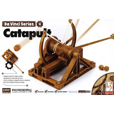 Akademie 18137 da vinci Katapult maschine (Plastik modell) Image