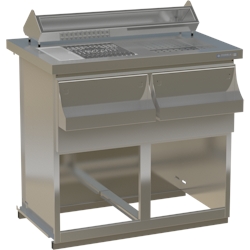 HAGOLA Cocktailstation Hawaii, offen, Edelstahl, 1050 x 980 x 700 mm (BxHxT) Image