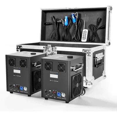 Fieryzeal 700W Cold Sparks Machine Flightcase Indoor Outdoor DJ Party Wedding Stage Equipment Wireless Remote Firework Machine