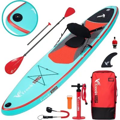 SUP Inflatable Stand Up Paddle Board with Kayak Seat,paddle boards for adults 10'6”, accessories sup