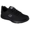 Berufsschuh SKECHERS "Ghenter-Bronaugh Schnürschuh" Gr. 41, schwarz, 41, Textil, Synthetik, Schuhe, Schnürschuh für Gastronomie mit Skechers Memory Foam Innensohle