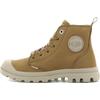 Winterboots PALLADIUM "PAMPA HI ZIP WL", Damen, Gr. 37,5, gelb (wheat), Leder, sportlich, Schuhe, Winterschuhe, Schnürboots, Winterstiefel, Snowboots, gefüttert