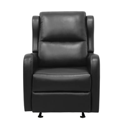 Faux Leather Manual Recliner for Living Room