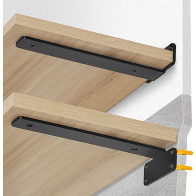 Vevor Regalhalterung, 210 x 100 x 45 mm, 6 Stück, robuste schwebende Regalträger, Halterungen für Image