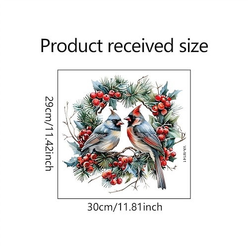 1 Stück Halloween Dekorationen / Feiertage Weihnachtsschmuck / Weihnachtsaufkleber, Urlaubsdekoration Party Garten Hochzeitsdekoration 1051 cm Image