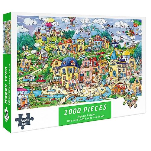 1000 Puzzleteile für Erwachsene, süße Heilung, hoher Schwierigkeitsgrad, Dekompression, Mädchen-Puzzleständer, Einzelhandelsspielzeug