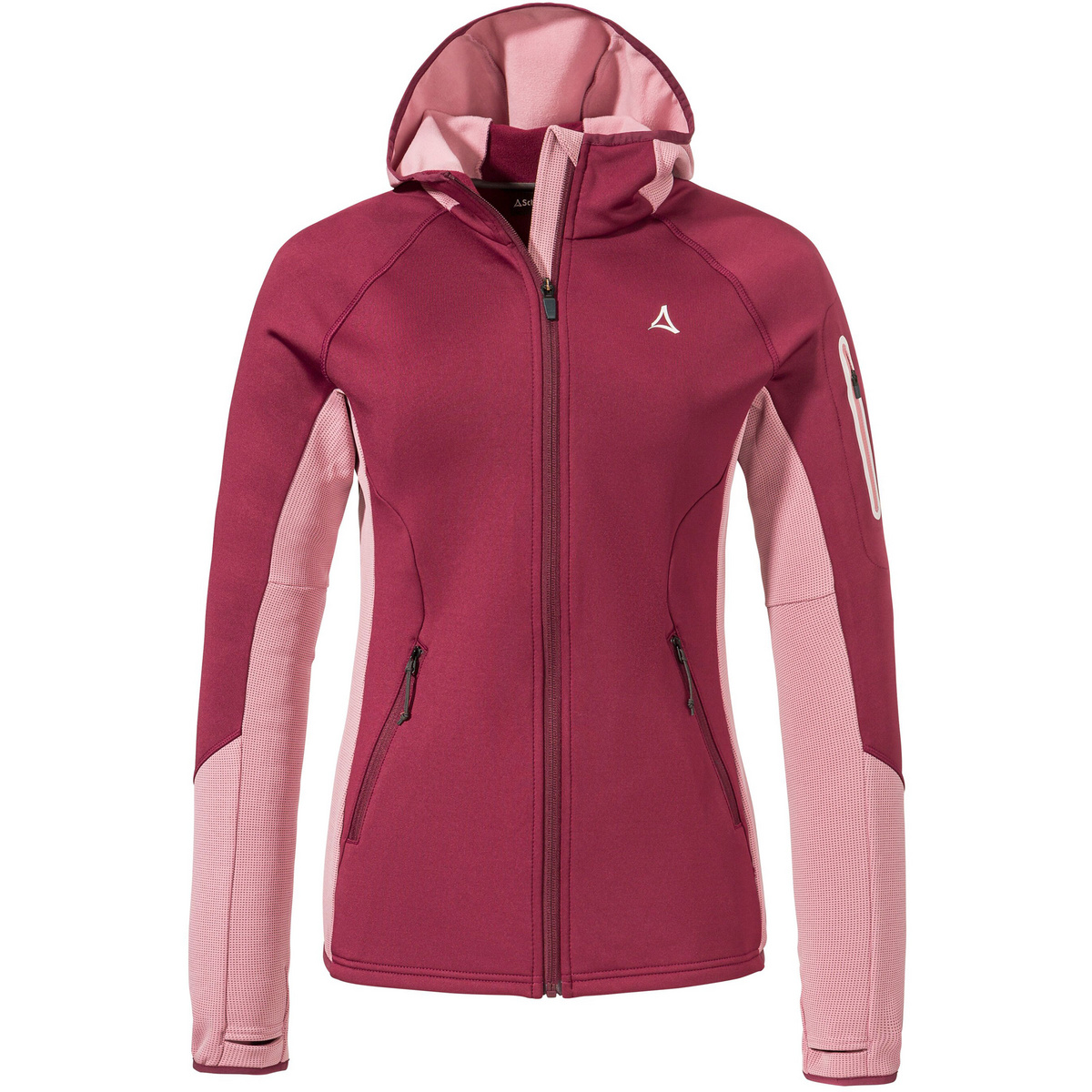 Schöffel Damen Lodron Fleece Hoodie Jacke (Größe XL, lila)
