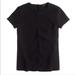 J. Crew Tops | J. Crew Matte Crew Tee Shirt Blouse Tunic Top | Color: Black | Size: 4