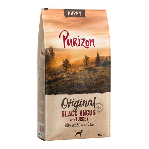 Purizon Puppy Black Angus mit Truthahn - 12 kg