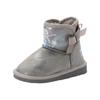 Schlupfboots DISNEY "Frozen", Damen, Gr. 28, silber, Synthetik, mehrfarbig, sportlich, Schuhe, Winterboots, Snowboots, Winterschuhe, gefüttert