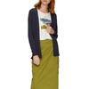 Strickjacke S.OLIVER, Damen, Gr. 40, blau (navy), Feinstrick, Obermaterial: 50% Baumwolle, 50% Viskose, unifarben, casual, gerade Po-bedeckend, Rundhals, Langarm Bündchen, Strickjacken, Feinstrick ohne Verschluss