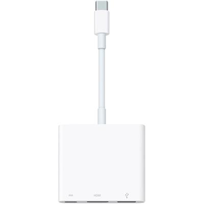 APPLE USB-Adapter "USB-C Digital AV MultiPort - USB Typ C zu HDMI/USB Typ A/USB Typ C", weiß, Adapter Image