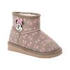 Schlupfboots DISNEY "Minnie", Damen, Gr. 28, grau (taupe), Textil, mehrfarbig, sportlich, Schuhe, Winterboots, Snowboots, Winterschuhe, gefüttert