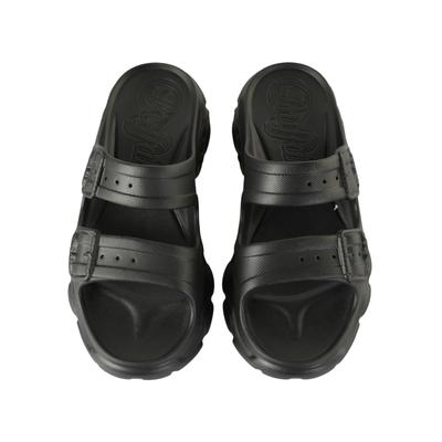 Sandale BUFFALO "Buffalo Damen Buffalo Cld Ari Slide Vegan Foam", Damen, Gr. 39, schwarz, Kunstfaser, unifarben, Schuhe