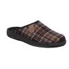 Pantoffel ROHDE "SOLTAU", Herren, Gr. 45, schwarz (schwarz, braun kariert), Filz, klassisch, Schuhe, Hausschuh, Clog, Wohlfühlschuh zum Schlupfen