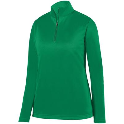 Augusta Sportswear AG5509 Women's Wicking Fleece Pullover T-Shirt in Kelly size XS 5509