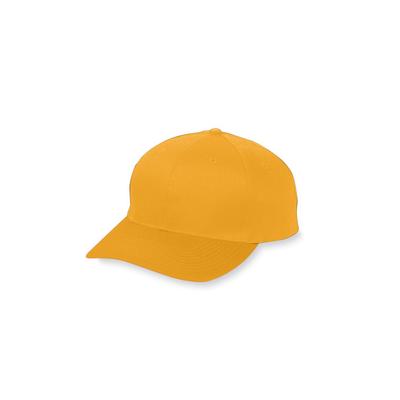 Augusta Sportswear 6206 Youth Six-Panel Cotton Twill Low-Profile Cap in Gold