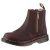 Chelseaboots DR. MARTENS "2976 Alyson", Damen, Gr. 39, rot (rotbraun), Leder, unifarben, klassisch, Schuhe, Chunky Boots, Plateau Schuh, Boots mit Blockabsatz