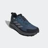 Wanderschuh ADIDAS TERREX "TERREX ANYLANDER RAIN.RDY", Gr. 44, blau (wonder steel, grau three, core schwarz), Textil, sportlich, Schuhe, wasserdicht