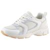 Sneaker ANISTON SHOES, Damen, Gr. 41, blau (beige, hellblau), Lederimitat, Textil, modisch, Schuhe Modernsneaker Sneaker low Ugly Shoes, Freizeitschuh, Halbschuh, Schnürschuh - NEUE KOLLEKTION