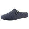 Pantoffel VERBENAS "Eagle", Herren, Gr. 43, blau (dunkelblau), Filz, meliert, casual, Schuhe, Clog, Homeslipper, Hausschuh zum Schlupfen