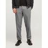 Chinohose JACK & JONES "JPSTACE LEO CHINO NOOS", Herren, Gr. 29, Länge 32, grau (grau melange), Web, Obermaterial: 76% Polyester, 17% Viskose, 7% Elasthan, meliert, modisch, slim fit, Hosen