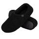 YKUYDKU Women's Fuzzy Curly Fur Memory Foam Loafer Slippers Bedroom House Shoes Fuzzy Teddy Slippers House Slippers Bedroom House Shoe with Polar Fleece Lining Black