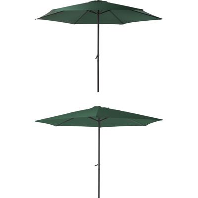 Sonnenschirm GARDEN PLEASURE, grün, Bezug: 100% Polyester, Standschirme, Ø 300 cm, grün