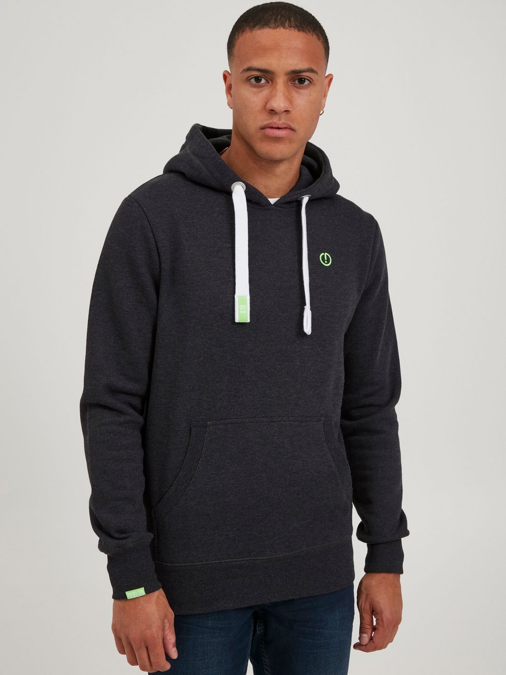 Solid Hoodie Herren grau, M Image