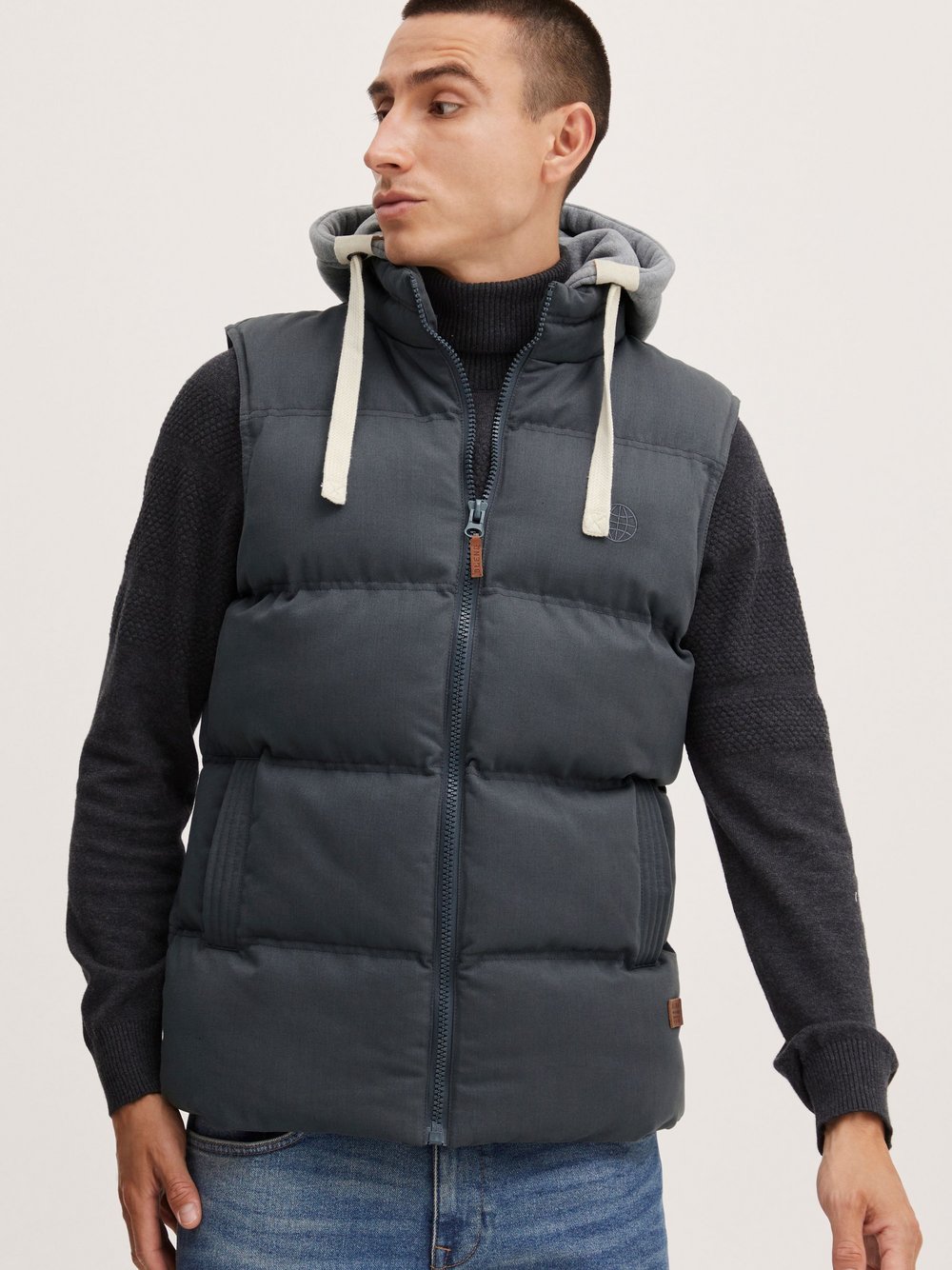 BLEND Steppweste Herren blau, M Image