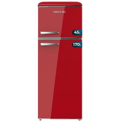 Cecotec - Retro 2D Origin Red Mini-Kühlschrank, Fassungsvermögen of 85L, Klasse e, led innen. Image