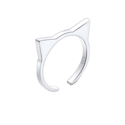 Elli Katzenohren Cat Geo Offen Trend Cool 925er Silber 54 Damen Image