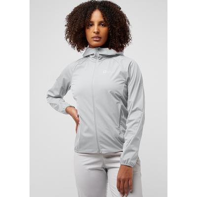 Softshelljacke JACK WOLFSKIN "PRELIGHT PRO JKT W", Damen, Gr. XS, grau (cool, grau), Hauptmaterial: 100% Polyester (recycled), Jacken Image