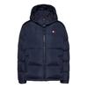 Steppjacke TOMMY JEANS CURVE "TJW ALASKA PUFFER EXT", Damen, Gr. XXXL (46), blau (schwarz night navy), Web, Obermaterial: 100% Polyester. Futter: 100% Polyester, unifarben, casual, Jacken, Große Größen