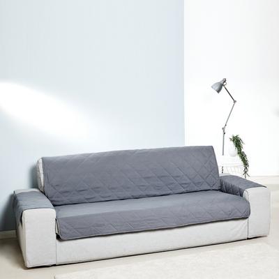 Sofaüberwurf 3-Sitzer grau, 279 x 179 cm Image