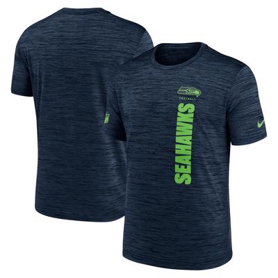 Herren Nike College Navy Seattle Seahawks Sideline Velocity Performance T-Shirt Image