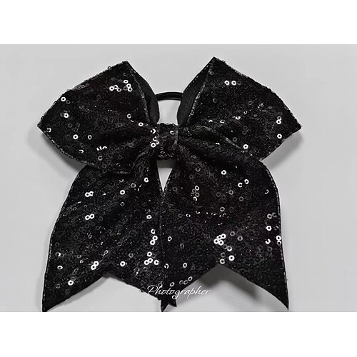 1 Stück Glitzer-Schleife, Clip, Pailletten, Bling-Party-Haar-Accessoires für Frauen, Teenager, Mädchen, Kinder