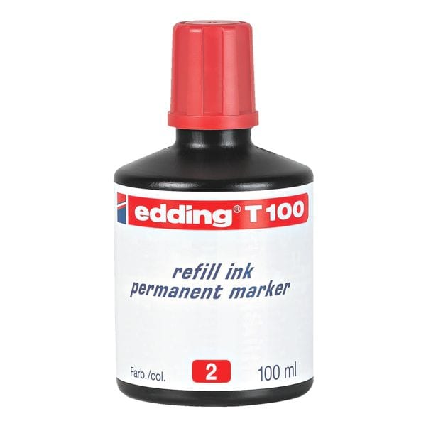 Edding Nachfülltinte für Permanentmarker »T100« rot Image