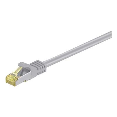 RJ45 Patchkabel S/FTP (PiMF) m. CAT 7 Rohkabel Grau 5 m grau, goobay