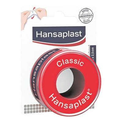 Pflaster »Classic« 1 Rolle 5 m x 2,5 cm braun, Hansaplast, 2.5x500 cm