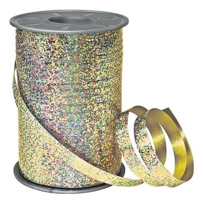 PRÄSENT Metallic Ringelband »Holly« 200m gold, 1 cm Image