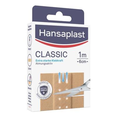 Pflaster »Classic« 1 m x 6 cm braun, Hansaplast, 6x100 cm