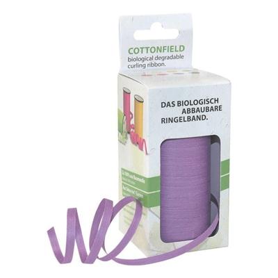 Ringelband »Cottonfield« lila, PRÄSENT, 0.5 cm