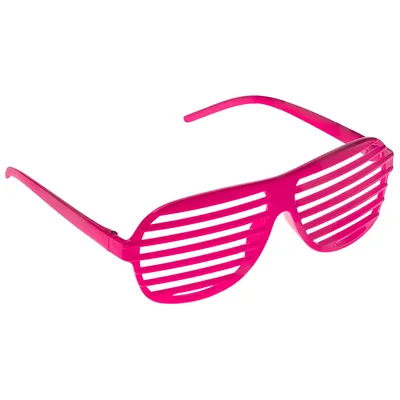 Gitter-Brille, neonpink Image