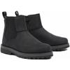 Chelseaboots TIMBERLAND "COURMA KIDMID CHELSEA BOOT", Damen, Gr. 37, schwarz, Leder, sportlich, Schuhe, Stiefelette, Winterschuhe, Ankle Boots