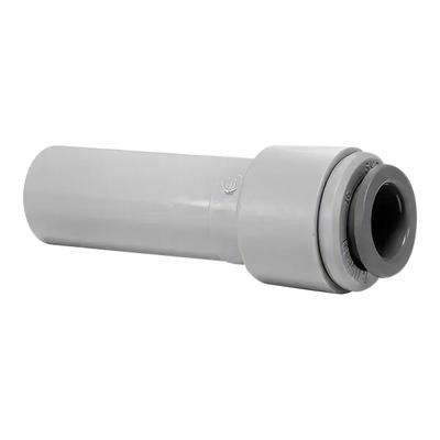 John Guest® PI061612S 1/2" x 3/8" Gray Acetal Push-To-Connect Stem Reducer