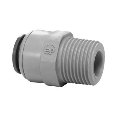John Guest® PM010821S 5/16" x 1/8" NPTF Gray Acetal Push-To-Connect Male Connector