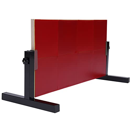 66 * 33cm Table Tennis Rebound Board, Sparring Training Device Board, Self Training Equipment, Vertical Ping Pong Rebounder Board for Indoor Self Training Equipment, Ping Pong Rebounder with 8 Rubbers